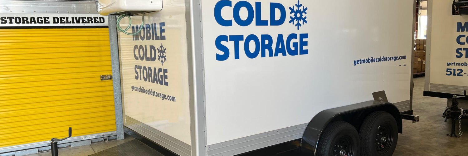 mobile cold storage unit ready to rent TEMP-PACK mobile storage Texas