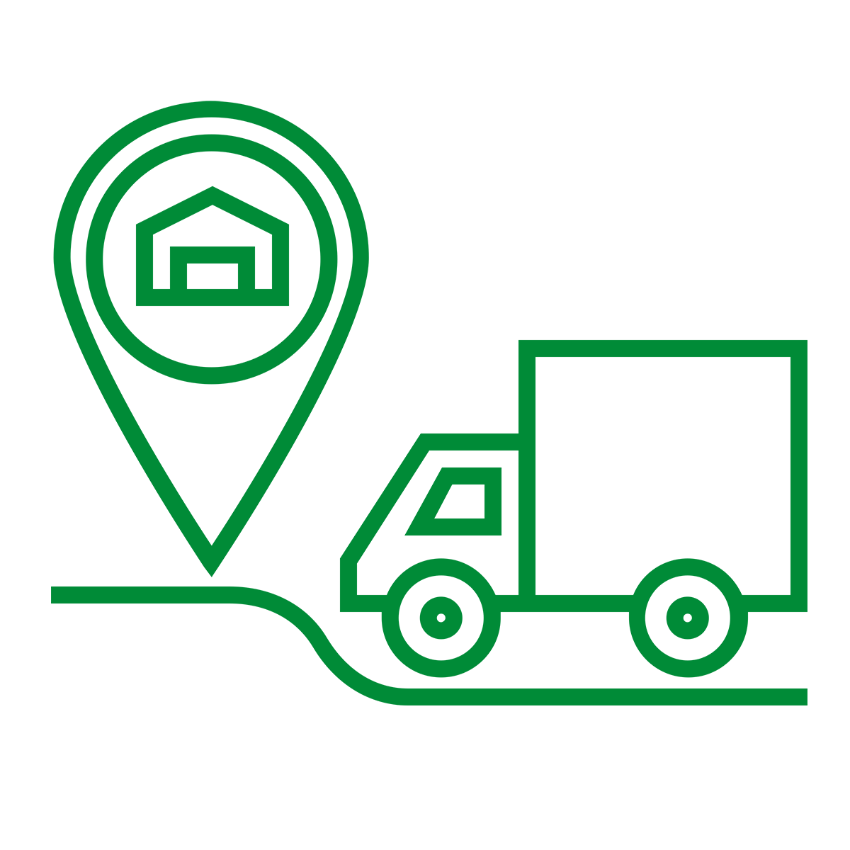 truck making delivery favicon