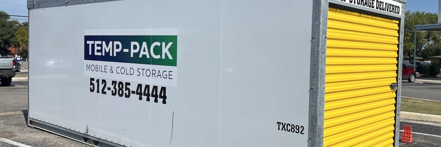 on site storage unit or container
